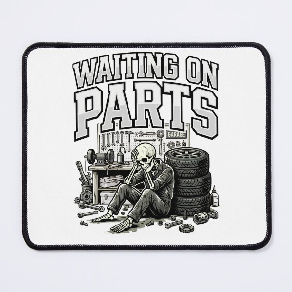 Item preview, funny auto technician skeleton art designed and sold by ArtDesignTp.