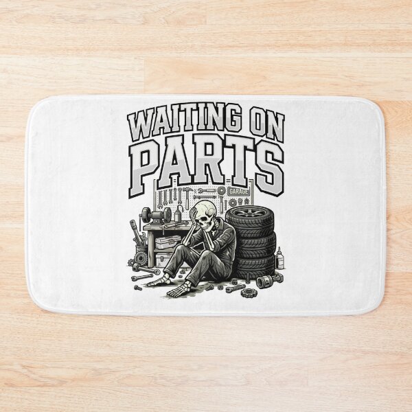 Item preview, funny auto technician skeleton art designed and sold by ArtDesignTp.