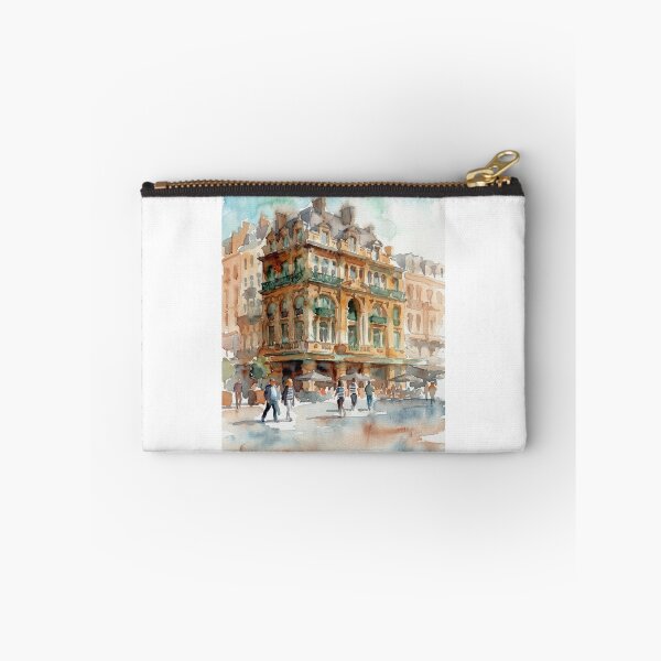Item preview, Brussels Square Watercolor designed and sold by caracatita75.