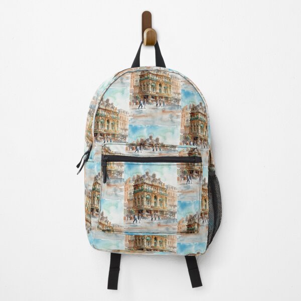Item preview, Brussels Square Watercolor designed and sold by caracatita75.
