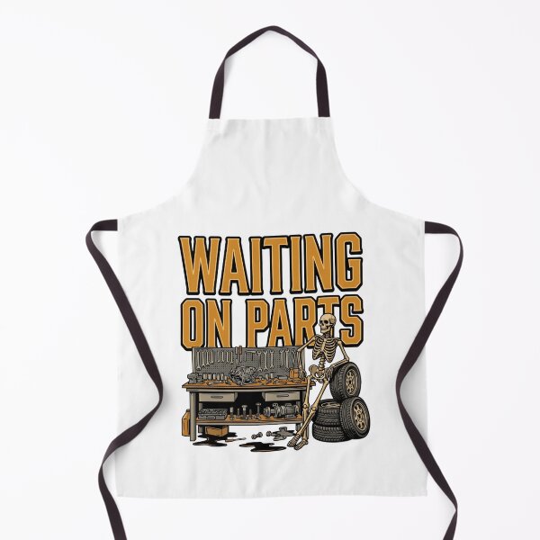 Item preview, mechanic skull waiting on parts joke designed and sold by ArtDesignTp.