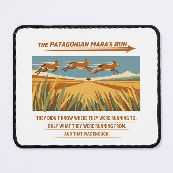 Item preview, Patagonian Mara Escape Across the Golden Plains designed and sold by WildlifeInc.