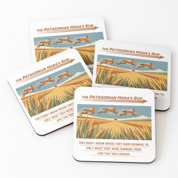 Item preview, Patagonian Mara Escape Across the Golden Plains designed and sold by WildlifeInc.