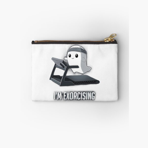 Item preview, I’m Exorcising Funny Ghost Workout Illustration designed and sold by BlackBoneArt.