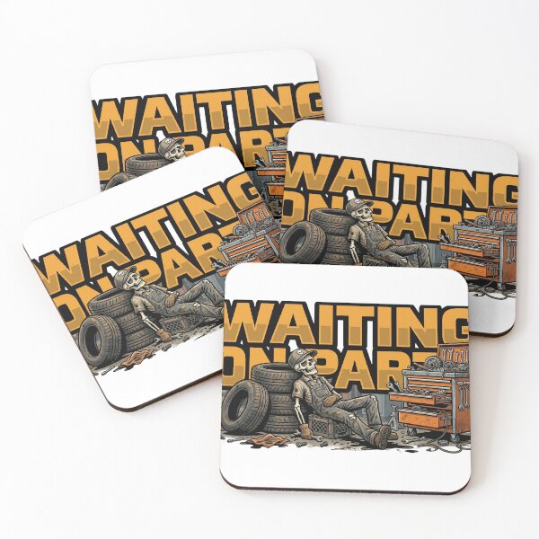 Item preview, waiting on parts garage skeleton design designed and sold by ArtDesignTp.