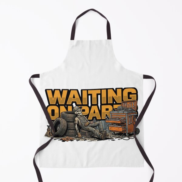 Item preview, waiting on parts garage skeleton design designed and sold by ArtDesignTp.