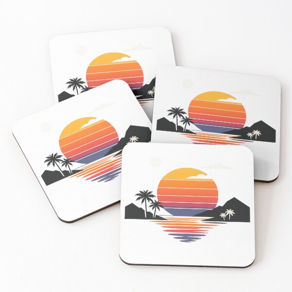 Item preview, Sunset Retro Synthwave designed and sold by RetroShopSerbia.