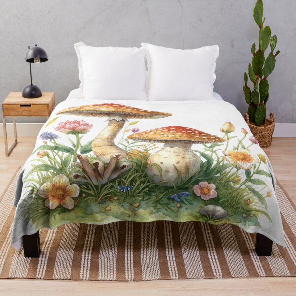 Item preview,  Mushrooms and Wildflowers  designed and sold by uunaa.