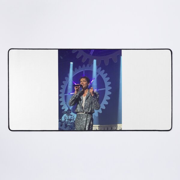 Item preview, MIKA Glitter Suit Smiling Photo from Spinning Out Tour designed and sold by lindseyjoreen.