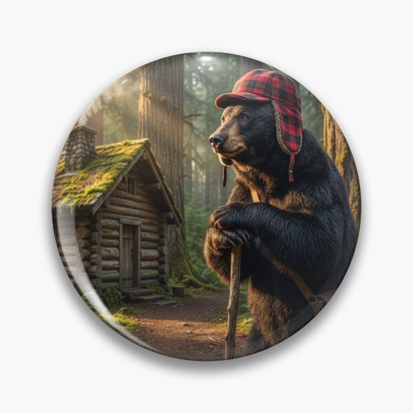 Item preview, Black Bear Frontiersman  designed and sold by Tridentulus.