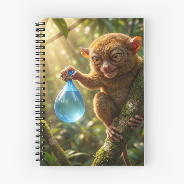Item preview, Tarsier Drops a Water Balloon on Ground Dweller  designed and sold by Tridentulus.