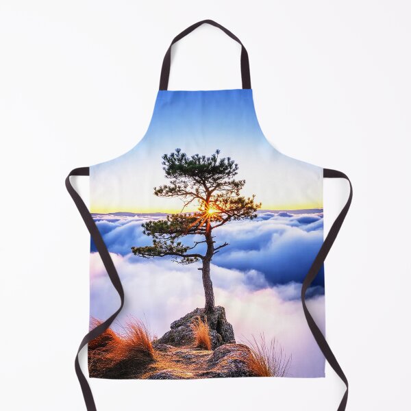 Item preview, Above the Clouds – Lone Tree at Sunrise designed and sold by Exodoi.