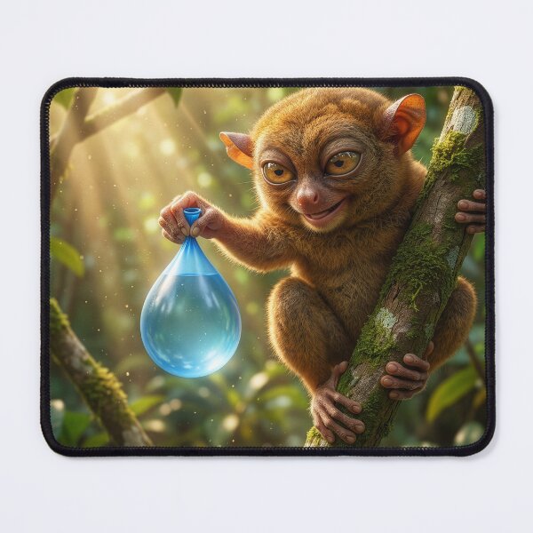 Item preview, Tarsier Drops a Water Balloon on Ground Dweller  designed and sold by Tridentulus.