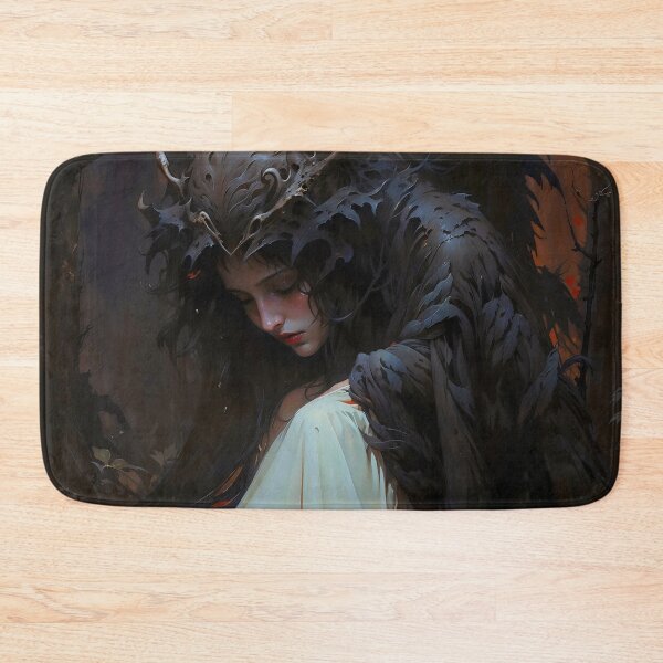 Item preview, Sad Forest Angel Dark Gothic Creature Art designed and sold by DarkHolyQueen.