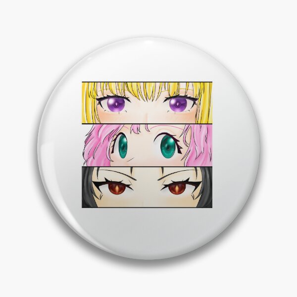 Item preview, Colorful Anime Eyes Expressions Illustration designed and sold by Reemartglow-.