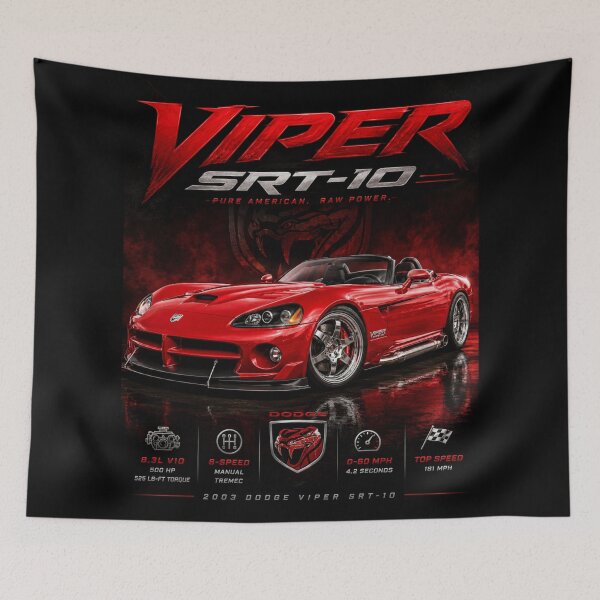 Item preview, 2003 Viper SRT-10 V10 American Supercar Vivid Art designed and sold by TheArtOfCar.