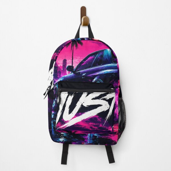 Item preview, Just Drive Retro JDM Streetwear Graphic Tee | Neon Drift Car Synthwave Art | Japanese Racing Aesthetic designed and sold by Emoji Emblems.