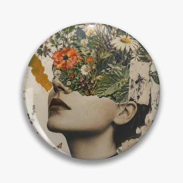 Item preview,  Surrealist Botanical Portrait: Garden of the Mind designed and sold by DarVibe Designs.