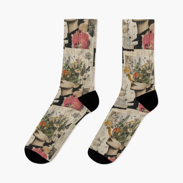 Item preview,  Surrealist Botanical Portrait: Garden of the Mind designed and sold by DarVibe Designs.