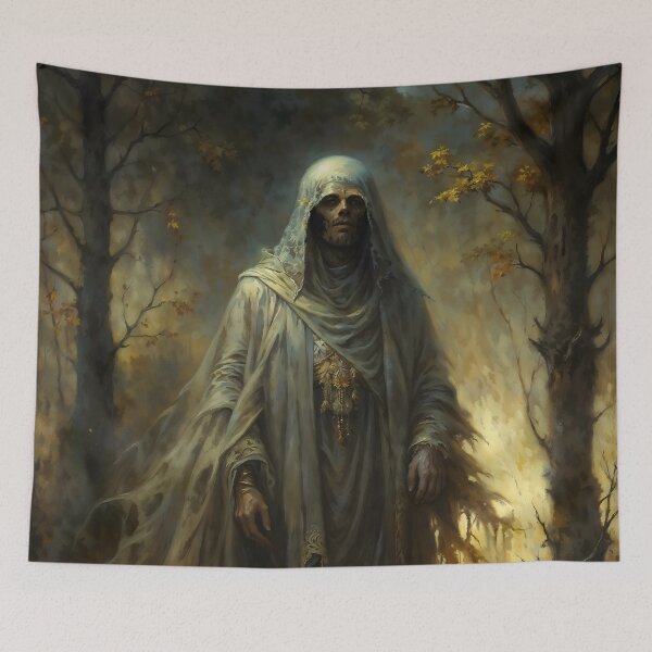 Item preview, Forest Ghost Haunted Autumn Woods Gothic Art designed and sold by DarkHolyQueen.