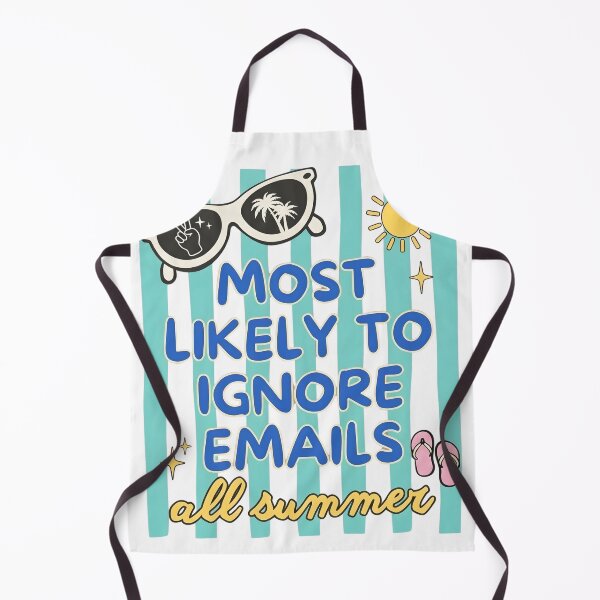 Item preview, Most Likely To Ignore Emails All Summer Preppy Aesthetic designed and sold by VGAfanatic.