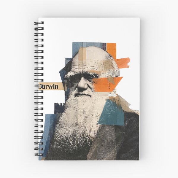 Item preview, Darwin – Evolution Collage Portrait Art Print | Science Natural Selection Biology Poster designed and sold by OzzFrequency.