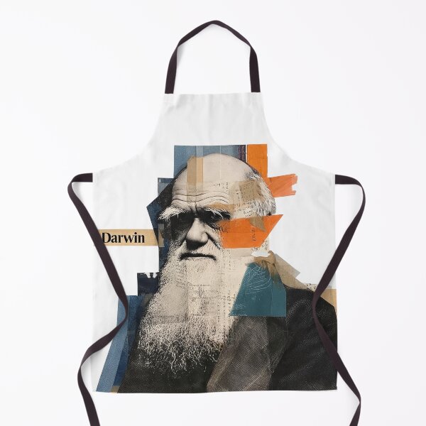 Item preview, Darwin – Evolution Collage Portrait Art Print | Science Natural Selection Biology Poster designed and sold by OzzFrequency.