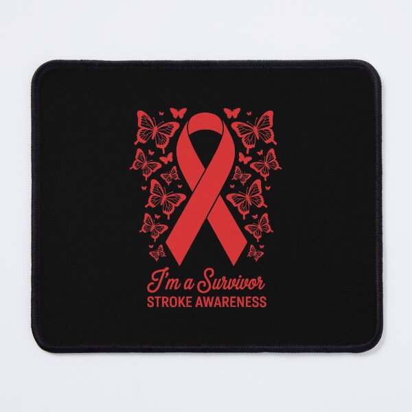Item preview, Stroke Awareness Ribbon and Butterflies designed and sold by jkrphoto.