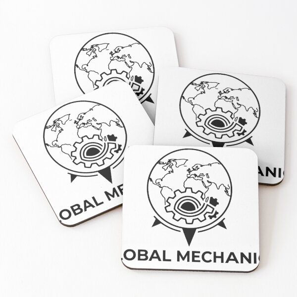 Item preview, Global Mechanics Engineering World Logo designed and sold by JeevanStickers.