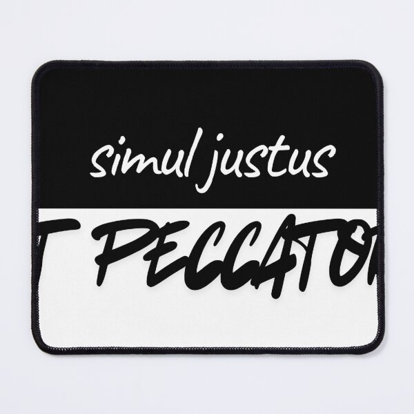 Item preview, simul justus et peccator designed and sold by Mr. T's Shop.