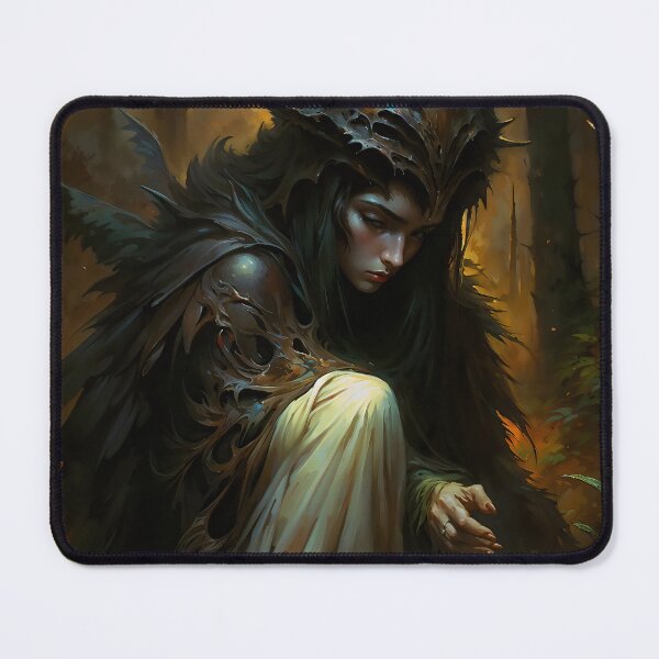 Item preview, Forest Outcast Dark Gothic Fantasy Art designed and sold by DarkHolyQueen.