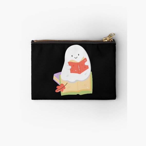 Item preview, Cute Ghost Reading Books Illustration designed and sold by BlackBoneArt.