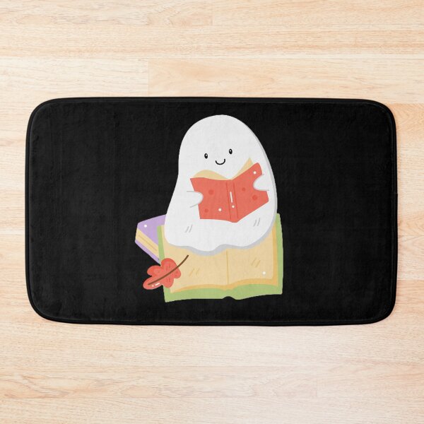Item preview, Cute Ghost Reading Books Illustration designed and sold by BlackBoneArt.
