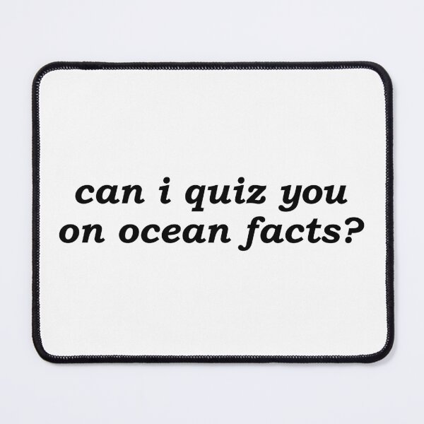 Item preview, Can I Quiz You On Ocean Facts Funny Marine Science Gift designed and sold by ScienceCorner.