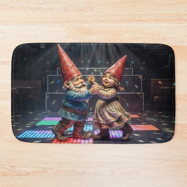 Item preview, Garden Gnome Couple Shake Their Groove Things  designed and sold by Tridentulus.