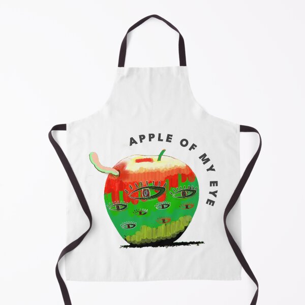 Item preview, Apple of My Eye Surreal Art – Eyeball Apple Illustration Design designed and sold by ChiaraPagani.