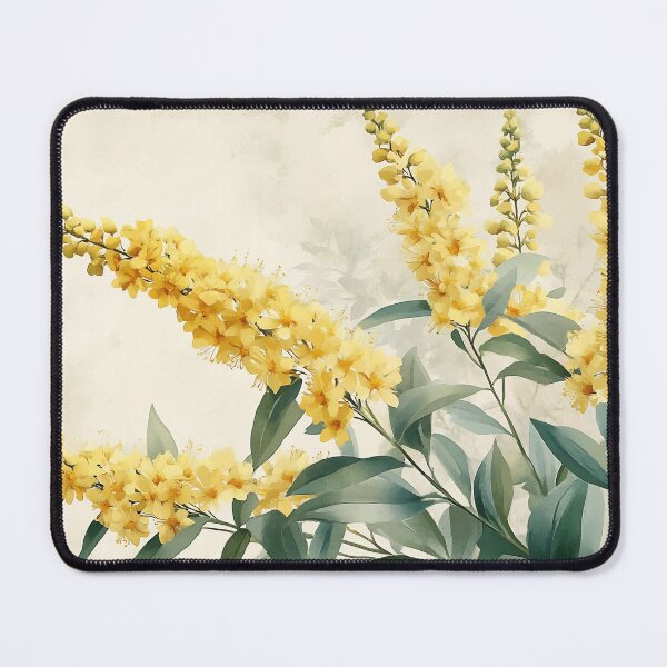Item preview, Vibrant Goldenrod Flowers Botanical Summer Field Art designed and sold by daila70.