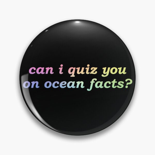 Item preview, Can I Quiz You On Ocean Facts Funny Marine Science Gift designed and sold by ScienceCorner.