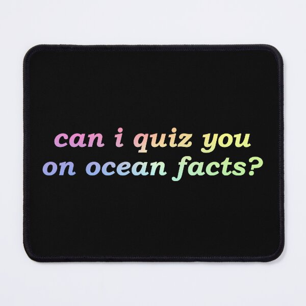 Item preview, Can I Quiz You On Ocean Facts Funny Marine Science Gift designed and sold by ScienceCorner.