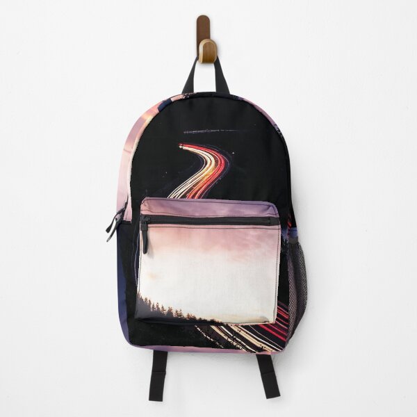 Item preview, Coastal Twilight Drive – Neon Trails by the Sea designed and sold by Exodoi.