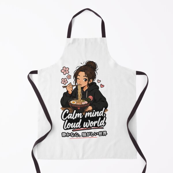 Item preview, Calm Mind Loud World Anime Ramen Girl Shirt designed and sold by PINK FREE.