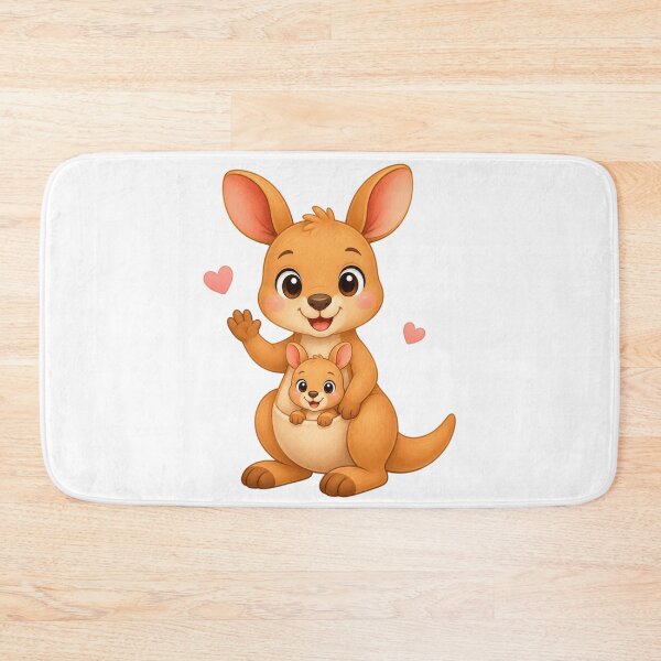 Item preview, Adorable Mother and Baby Joey Kangaroo designed and sold by ToonyTeez.