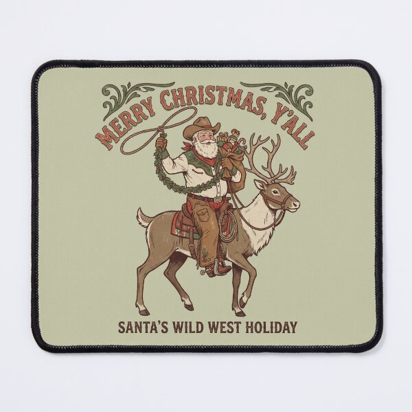Item preview, Santa’s Vintage Wild West Holiday designed and sold by Milasneeze.