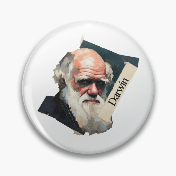 Item preview, Darwin – Evolution Collage Portrait Art Print | Science Natural Selection Biology Poster designed and sold by OzzFrequency.