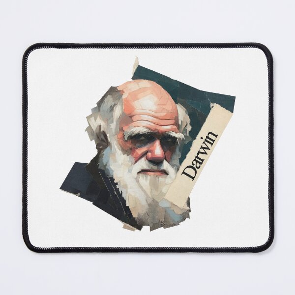 Item preview, Darwin – Evolution Collage Portrait Art Print | Science Natural Selection Biology Poster designed and sold by OzzFrequency.
