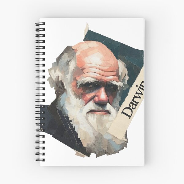 Item preview, Darwin – Evolution Collage Portrait Art Print | Science Natural Selection Biology Poster designed and sold by OzzFrequency.