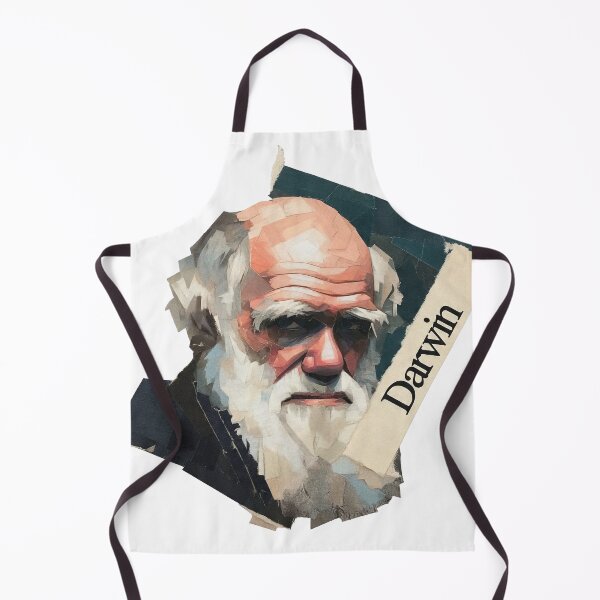Item preview, Darwin – Evolution Collage Portrait Art Print | Science Natural Selection Biology Poster designed and sold by OzzFrequency.