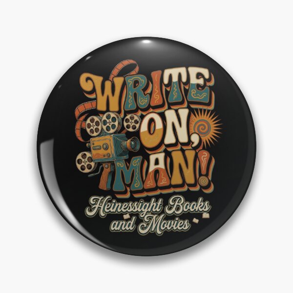 Item preview, Write On, Man! Retro Writer Filmmaker designed and sold by Heinessight Merch.