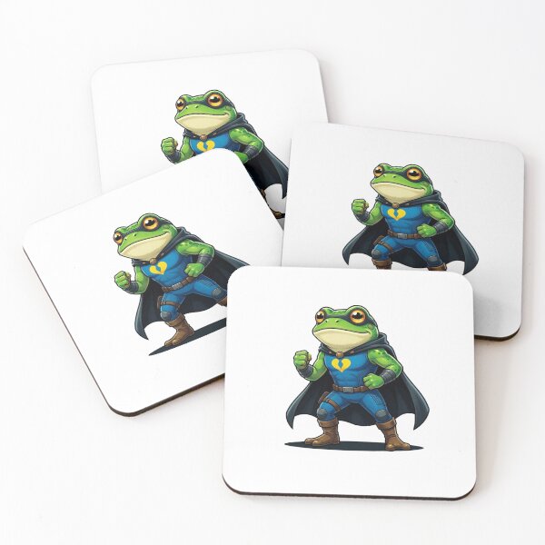 Item preview, Super Hero Frog designed and sold by TheEndDesign.