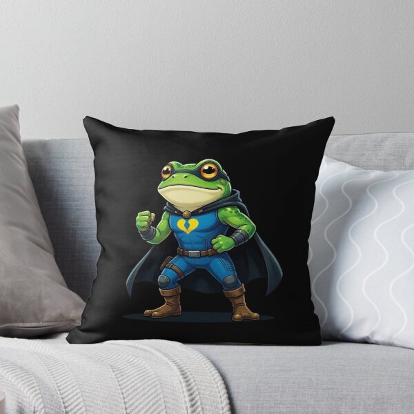 Item preview, Super Hero Frog designed and sold by TheEndDesign.